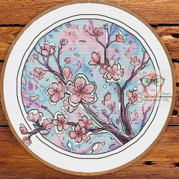 Z1535 Homefun Cross Stitch Kits Package Floral Needlework Counted Cross-Stitching  Kits Cross Stich Set Painting